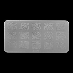  Stencil for stamping 6*12 cm plastic DXE19 ,MAS045