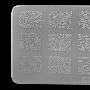  Stencil for stamping 6*12 cm plastic DXE19 ,MAS045