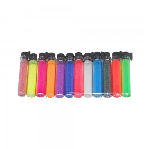 Conjunto de microgloss em um tubo de ensaio 12 cores diferentes, KOD320-NDK-12