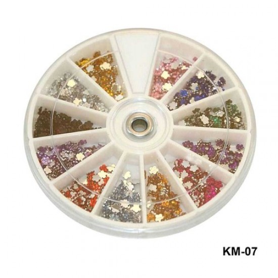 Piedras-pedrería en el carrusel (flores)-59811-China-Diamantes de imitación para uñas