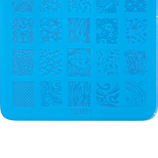 Stencil for stamping is 9.5*14.5 cm plastic XDE11 ,MAS035, 17817, Stencils for stamping,  Health and beauty. All for beauty salons,All for a manicure ,All for nails, buy with worldwide shipping