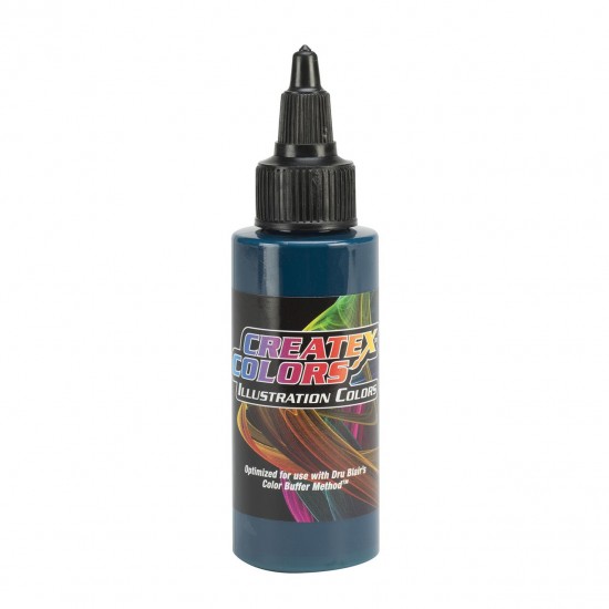 Createx Illustratie Viridian 5058-02, 60 ml-tagore_5058-02-TAGORE-Verven voor airbrushen