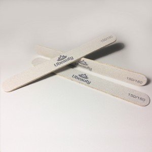 Disposable nail file Ubeauty 150/180 gritt, for manicure. Packing 200 PCs.