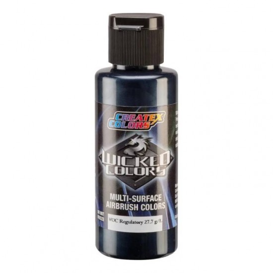 Wicked metallic Midnight blue (azul oscuro metálico), 60 ml-tagore_W366-02-TAGORE-pinturas createx