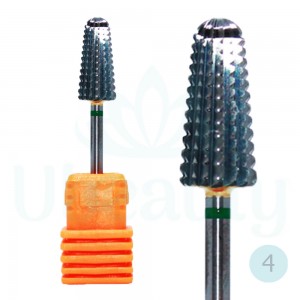 Cortador de metal duro, cone arredondado, para pedicure, nº 4 110542