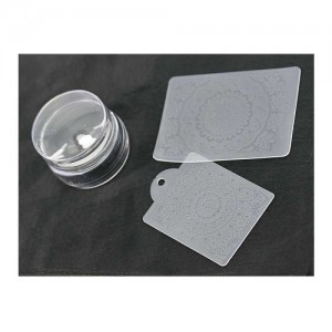  Seal silicone for stamping (round/transparent/red)