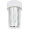 Foil in a jar 1 m SILVER STRIPS, MAS010-17685-Ubeauty Decor-Nail decor and design