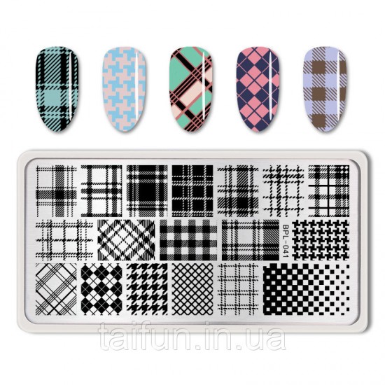 Stem plate Born Pretty BP-L041, 63933, Stamping Born Pretty,  Health and beauty. All for beauty salons,All for a manicure ,Decor and nail design, buy with worldwide shipping