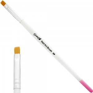  Gloris gel brush with multi-colored handle #6 ,LAK040-(3537)