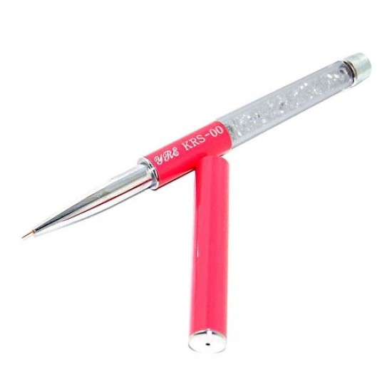 Pinsel 5mm (faltbarer rosa Griff mit Dekor)-59012-China-Pinsel