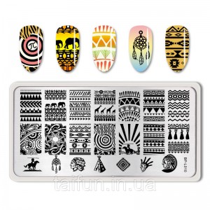 Plate for stamping Born Pretty BP-L010 Aztec Egypt