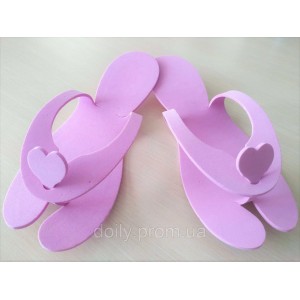  Disposable flip flops Nails line DOILY (10 pairs / pack) Color: multi-colored (4823098708223)