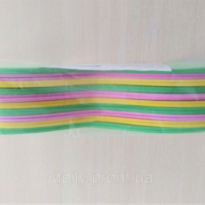 Flip-flops disposable Nails line DOILY (10 pairs / pack) Color: multicolored (4823098708223)
