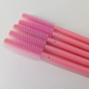  Silicone brushes for eyebrows and eyelashes Panni Mlada (100 pcs/pack) Color: multi-colored