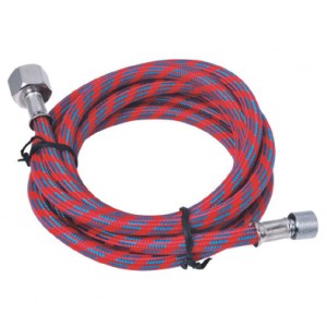 Airbrush hose in fabric braid, 1/8*1/4