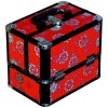 Aluminum briefcase 2820 red with flowers, 61054, Suitcases master, nail bags, cosmetic bags,  Health and beauty. All for beauty salons,Cases and suitcases ,Suitcases master, nail bags, cosmetic bags, buy with worldwide shipping