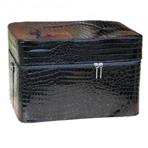 Master suitcase leatherette 2700-9 black lacquer