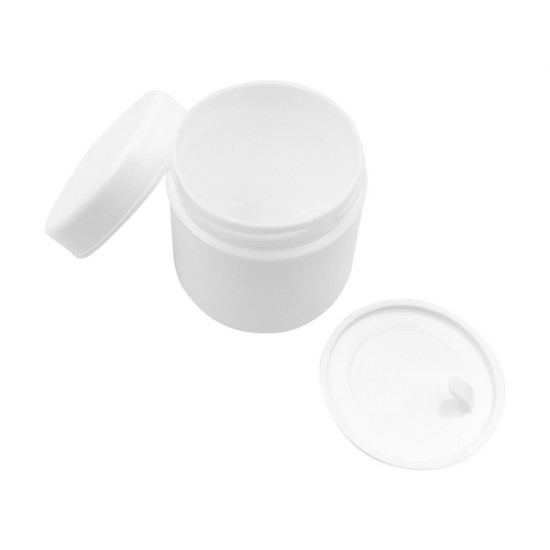 Price for 25 pieces. White Double-wall jar with 30 ml gasket, PRO420G-(1361), 16678, Tara,  Haberdashery,Tara ,  buy with worldwide shipping