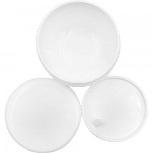 Price for 25 pieces. White Double-wall jar with 30 ml gasket, PRO420G-(1361)