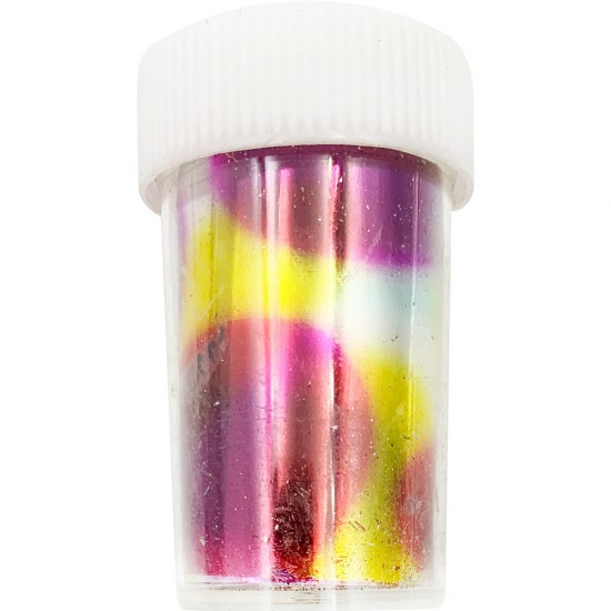 Foil in a jar of 1 m, VARIOUS COLORS, MAS010-17485-Ubeauty Decor-Nail decor and design