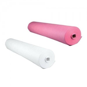  Disposable sheet in a roll 80x180cm (white/pink)