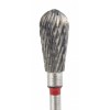 Hardmetalen mes Cone reverse cut Fijn, rood, voor manicure en pedicure, voetbehandeling-64086-saeshin-Tips voor manicure