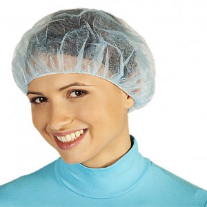 Odetex disposable white medical cap