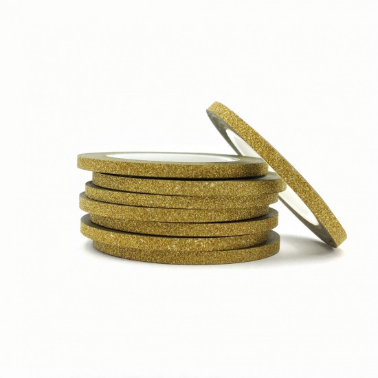 Nailart Tape Sticky Golden Sand Breite 3mm-18927-Китай-Nagel Dekor und Design