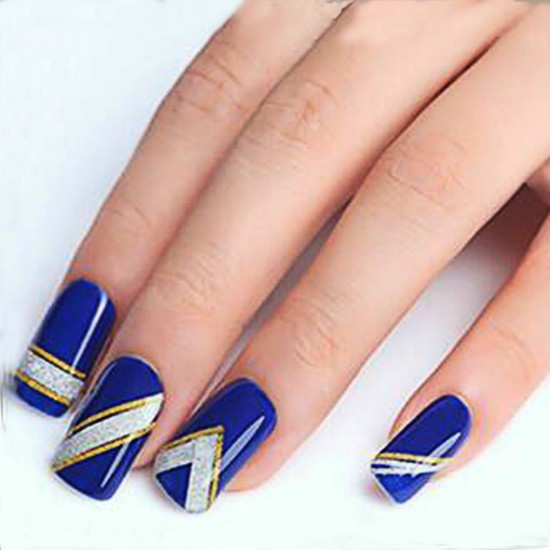 Лента для дизайна ногтей липкая Золотой песок ширина 3 мм ,MIS01285, 1319, Ленты для дизайна ногтей,  Все для маникюра,Все для ногтей ,  купить в Украине