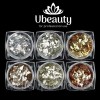 Gold and silver nail decor, Ubeauty-NND-06, Nail sequins,  All for a manicure,Decor and nail design ,  buy with worldwide shipping