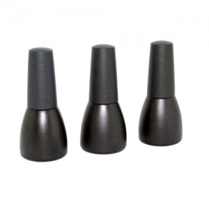  Bottle glass with brush black 10ml 459A