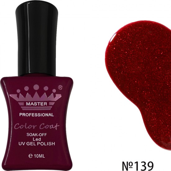 Gel Polish MASTER PROFESSIONAL soak-off 10ml No. 139, MAS100, 19587, Gel Lacquers,  Health and beauty. All for beauty salons,All for a manicure ,All for nails, buy with worldwide shipping