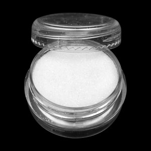  Glitter in a jar White Full to the brim convenient for the master container Factory packed Particles 1/128 inch, MIS700