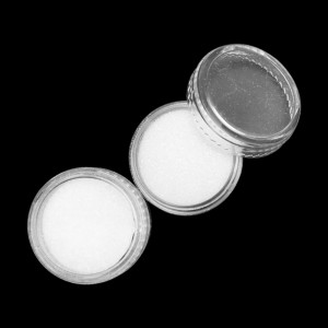  Glitter em uma jarra Branco Cheio até a borda conveniente para o contêiner principal Partículas embaladas na fábrica 1/128 polegada, MIS700