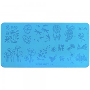  Metal stencil for stamping 6*12 cm XY-BEAUTY 29 ,MAS025