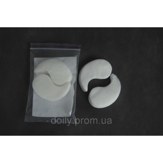 Servetten (sponsjes) onder de ogen voor het kleuren van de oogleden in pakjes Doily (100st/pak) van spunlace-33730-Doily-TM Deckchen