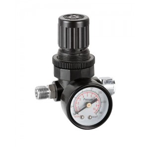 Reducer with pressure gauge 1/4, Navite with the upper position of the handle