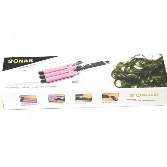 Curling iron 11 F round SONAR (triple wave), 60651, Electrical equipment,  Health and beauty. All for beauty salons,All for a manicure ,Electrical equipment, buy with worldwide shipping