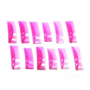  Silicone underlay for eyelashes in a pack (various sizes/12pcs)