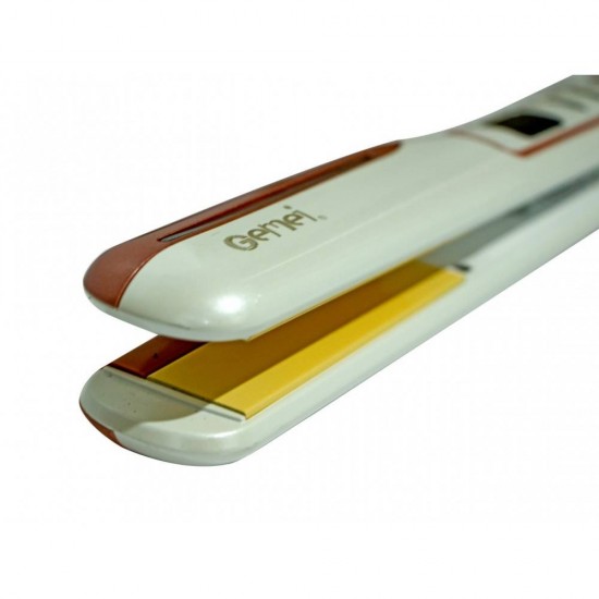 Plancha de pelo Gemei GM-2903T, plancha de pelo, con pantalla LCD, 5 ajustes de temperatura, para todo tipo de cabello-60612-China-Todo para la manicura
