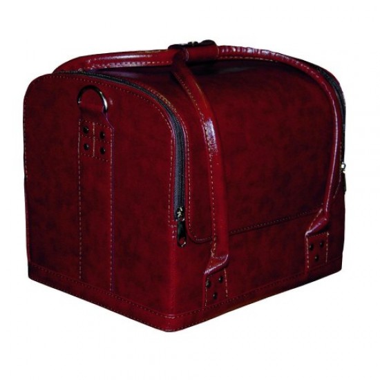 Koffer Master Kunstleder 2700-1 braun matt-61099-Trend-Meisterkoffer, Maniküretaschen, Kosmetiktaschen
