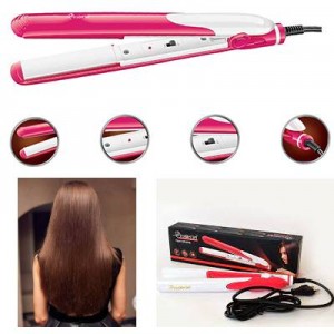 Hair iron GM-2970, styler, with LED display and temperature controller, straightener, perfectly straight hair, safe styling