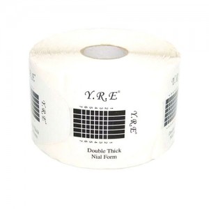 Form for nail extension (wide white)