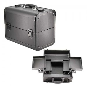  Valise en aluminium 113 noir