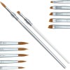 Gift set of two gel brushes with removable heads 12 options-19115-China-Brushes, saws, bafs