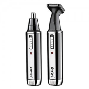 Afeitadora eléctrica - recortadora para hombres Geemy by Gemei 3106 2in1 Recortadora para hombres GM-3106 batería incorporada Recortador de pelo de nariz y orejas Máquina 3106 GM (recortador)