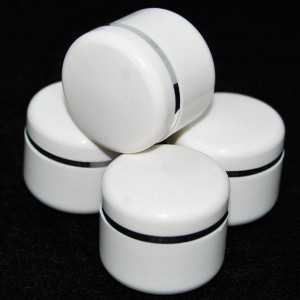  Preço para 25 unidades. Frasco branco 15 ml parede dupla, 