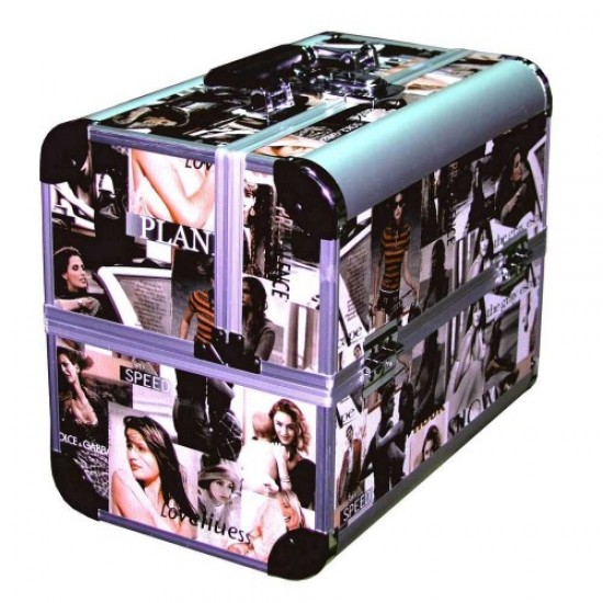 Aluminium koffer 2629 (meisjes)-61179-Trend-Koffers en koffers