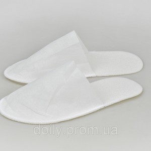  Disposable slippers Panni Mlada® for hotels, saunas and beauty salons (1 pair / pack), r.40-44