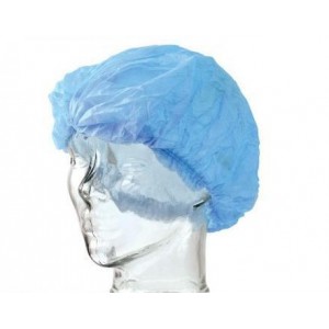 Beret cap made of non-woven fabric with one Polix PRO&MED elastic band (100pcs per pack)